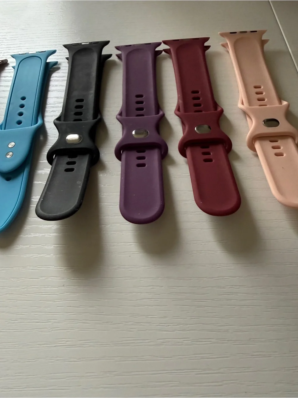 Assorted Apple Watch Bands Multiple Colors 42 44 46